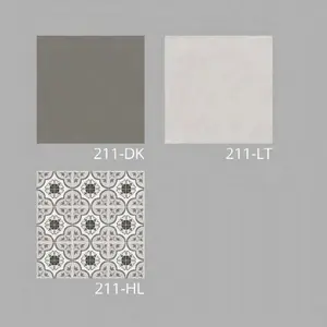 Moroccan_No 211 Com HL Dk & LT 600x600mm Satin Matt Finish By Novac Ceramic LLP Índia Vitrified Tiles Mudando o quarto para a parede