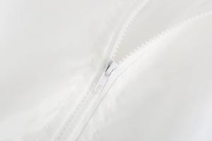 Veste coupe-vent couleur bloc pour hommes blanc et noir léger à capuche fermeture éclair vêtements de sport décontractés - Product Image 5