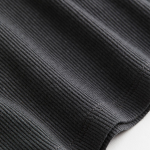 T-shirt surdimensionné respirant de haute qualité pour femmes impression personnalisée et tissu de maille de décoration de bouton de broderie - Product Image 5