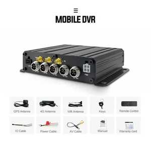 מערכת mdvr סיטונאית <span class=keywords><strong>1080p</strong></span> Cctv מכונית 4 ערוצי 512gb נייד <span class=keywords><strong>dvr</strong></span> 4g ccctv עבור מכונית gps - Product Image 3