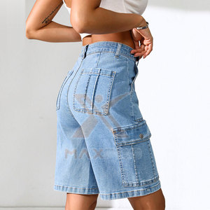 Pantalones Cortos Cargo para Mujer, Cómodos, Resistentes, Transpirables, 100% Algodón, Personalizables, Ecológicos, de Alta Calidad - Product Image 2