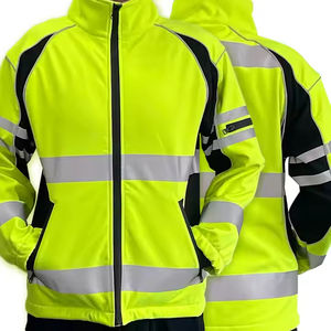 Reflective <b>Work</b> Wear Safety Jacket <b>Waterproof</b> Safety Jacket <b>Work</b> Clothing Safety Jacket For Men - Product Image 6