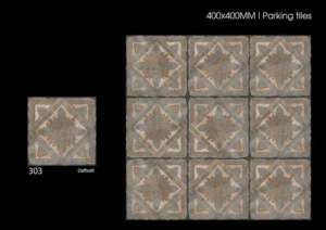 Dalles de stationnement en céramique robustes pour extérieur 40x40 cm 400x400 mm 16x16 pouces, surface mate pour allées et zones de stationnement - Product Image 4