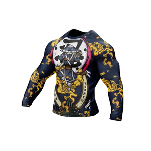 Rashguard MMA BJJ respirant, séchage rapide, antibactérien, entièrement sublimé, personnalisé pour l'entraînement et la compétition des hommes - Product Image 3