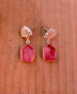 925 <b>Sterling</b> <b>Silver</b> Pink Tourmaline Handmade <b>Earring</b> , Beautiful <b>Women</b> <b>Earring</b> , Pink Stone Handmade <b>Women</b> Jewelry - Product Image 5