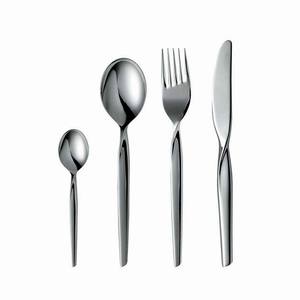 High Quality Designer <b>Gold</b> Plated MOP Handle Stainless Steel Silver Polished Cutlery Set Luxury Royal Spoon & Fork Cutlery - Product Image 4