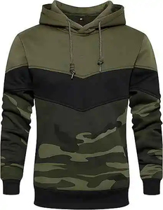 Nouveau design, sweat à capuche d'hiver personnalisé en molleton épais 400g, coupe oversize et carrée, 100% coton, pour homme - Product Image 6