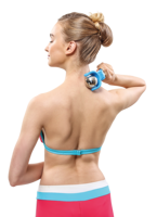 ALLWINWIN RMB57 Balle de massage à rouleaux - Masseur plantaire chaud/froid en acier inoxydable à angle réglable pour fasciite plantaire