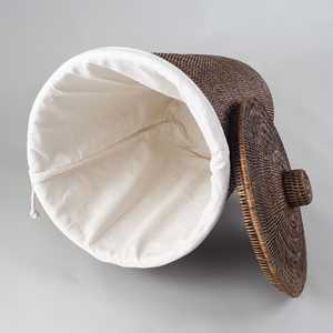 Hand weave rattan <b>hamper</b> <b>boxes</b> multi functional storage basket bin top quality container <b>hampers</b> - Product Image 2