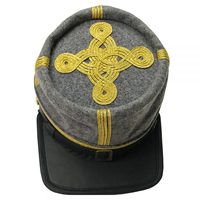 Gorra de Camuflaje Digital con Bordado a Mano de Algodón y Poliéster Ajustable para General de Infantería Confederado Civil
