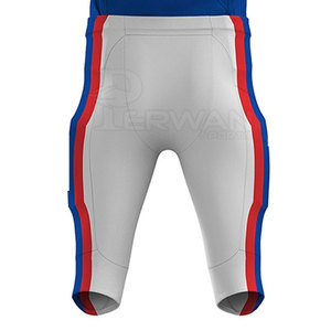 Conjunto de uniforme de manga corta transpirable de camiseta de fútbol americano con logotipo personalizado de alto fabricante - Product Image 6