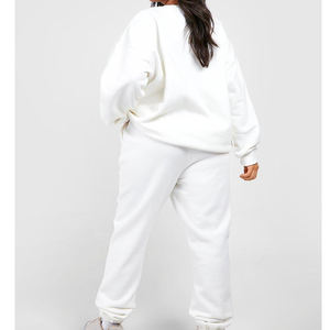 ชุดวอร์มสำหรับผู้หญิงพิมพ์ลายสีพื้นชุดฝึกสำหรับฤดูหนาวแบบลำลองออกแบบโลโก้ได้ตามต้องการ - Product Image 6