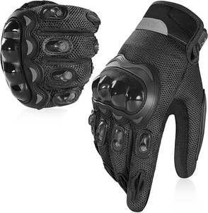 Guantes de Motocicleta con Ajuste Regulable, Guantes de Moto de Material de Goma Suave, Resistentes al Calor, Fabricante de Guantes - Product Image 4