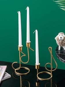 Modern Rustic Set of 3 Rose Gold Metal Pillar Candle Holders Weddings & Christmas Decorative Accessory <b>Glass</b> <b>Lanterns</b> & Jars - Product Image 3