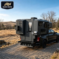 Camper pour pick-up, coque de camping-car pour pick-up, coques de camping-car pour camionnette, auvent de camping-car coulissant, camping-car léger pour le camping en plein air