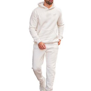 Survêtement pour homme tendance 2025, à capuche, décontracté, uni, écologique, respirant, 100% coton, logo personnalisé, vêtements d'hiver, mode - Product Image 1