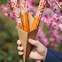 Porte-cônes en papier pour churros de qualité alimentaire |   Emballage personnalisé avec marque |   Fournisseur de boîtes à emporter