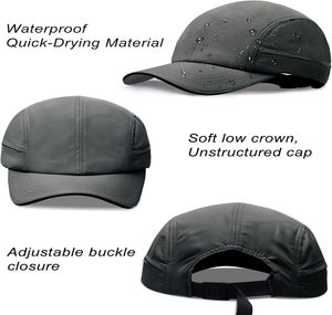 Casquettes de baseball sportives imperméables de haute qualité pour hommes, meilleur matériau, nouveau design, vente en gros - Product Image 6