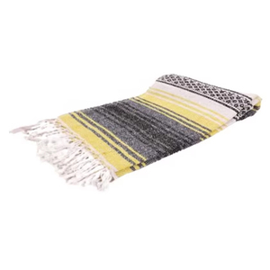 Top Seller Light <b>Yellow</b> Falsa <b>Wool</b> Blanket with Custom Woven Design At Affordable Price - Product Image 4