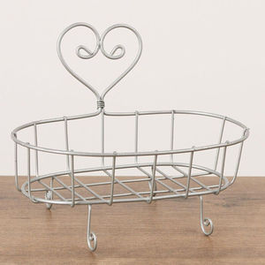 Porte-savon moderne en fer forgé imperméable en finition argentée pour hôtels, villas, maisons, salles de bain - Product Image 1