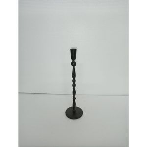Vente en gros d'usine, plateau à bougie en métal noir mat, simple, porte-bougie conique pour événements, mariage, fête, décoration, fournitures, porte-bougie - Product Image 4