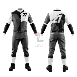 Customizable OEM Sports Uniform Set Breathable Digital Print Anti-Bacterial Spandex/Cotton Jersey Pants <b>Baseball</b> Personalized - Product Image 1