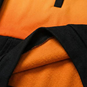 เสื้อฮู้ดดี้ผู้หญิงแฟชั่นสุดฮิต สไตล์สตรีทแวร์ แขนยาว มีกระเป๋าติดกระดุม คอเฮนลีย์ ดีไซน์บล็อกสี ผลิตตามสั่ง OEM - Product Image 5