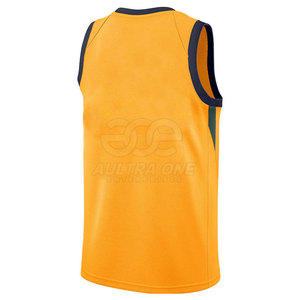 Maillot de basketball pour homme, haute performance, respirant, léger, écologique, été, sans manches, design personnalisé, 100% polyester - Product Image 2
