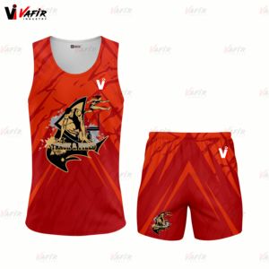 Fabricación de fábrica, cómodo uniforme de pista y campo, juegos de ropa deportiva para gimnasio para correr al aire libre, uniformes para correr personalizados - Product Image 2