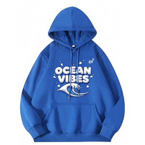 Sweat à capuche décontracté tendance pour homme, motif imprimé personnalisé, style streetwear élégant, 100 % coton molletonné - Product Image 1