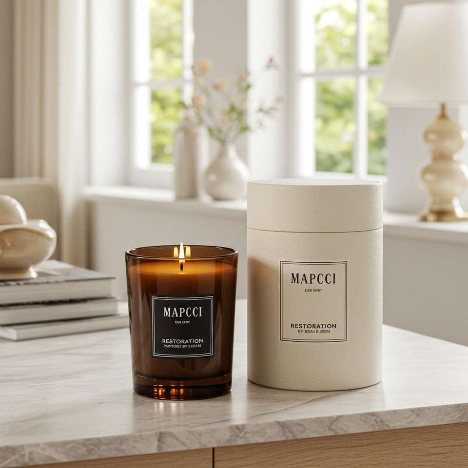 Made in Korea Transparent Clear Glass Jar Scented Candles Round Home Decor for Christmas Valentine's Day Weddings Manufacturer