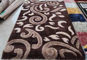 Alfombra Turca de Poliéster Afelpada Adiva, Tejida en Jacquard, de Pelo Alto para Sala de Estar y Dormitorio, Lavable, Antideslizante, Decoración del Hogar - Product Image 4