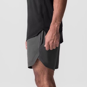 Athletic Shorts <b>Back</b> Zipper Pocket Gym Fitness Drawstring Waterproof Breathable Eco-Friendly Polyester/Nylon Quick Dry <b>for</b> Men 5 - Product Image 3