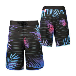 Pantalones cortos de hombre ecológicos sólidos serigrafiados de seda OEM logotipo personalizado ropa de verano bajo MOQ precio barato - Product Image 3