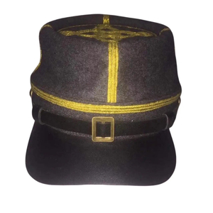 Reproducción de gorra Kepi francesa de caballería con bordado dorado, todas las tallas, sombreros Bummers, precio económico, diseño personalizado OEM, venta al por mayor - Product Image 3