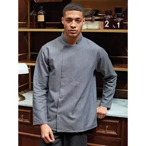 Veste en jean de chef, vêtements de protection, articles promotionnels - Product Image 3