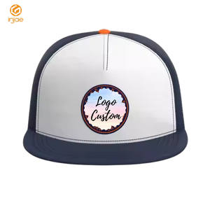 OEM ODM 5 Panel Snapback Laser Cut Hat Botón personalizado Color Parche de goma prensado en caliente Unisex Impermeable Ala plana Deportes al aire libre - Product Image 2