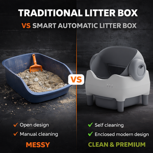 Lettiera Intelligente per <span class=keywords><strong>Gatti</strong></span> all'Ingrosso con Sistema di Pulizia Automatico, Design Semi-Chiuso, Silenziosa, per Più <span class=keywords><strong>Gatti</strong></span> - Product Image 5
