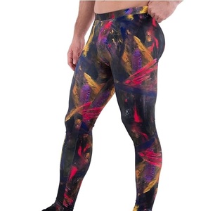 Leggings Deportivos Personalizables para Hombre, Más Vendidos, Compresión, Cintura Elástica, Transpirables, Largos, Antibacterianos, de Secado Rápido - Product Image 2