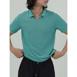เสื้อโปโล ZARYN รุ่น MC2344 ผลิตจากผ้าถักคุณภาพสูง ลายเรียบ ปักลายสีเข้ม ไซส์ใหญ่พิเศษถึง 6XL ทรงปกติ เป็นมิตรต่อสิ่งแวดล้อม - Product Image 4