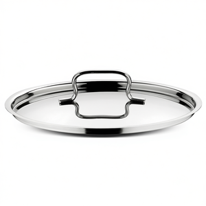 Lagostina SFIZIOSA 18cm Stainless Steel <b>Cookware</b> Part Polished Chrome Pot Lid 010740060118 - Product Image 2