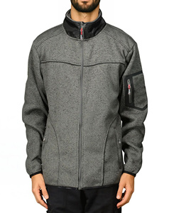 Tendance fermeture éclair polaire matelassée coupe moderne veste pour hommes Indemand respirant vêtements d'extérieur veste polaire avec logo personnalisé - Product Image 1