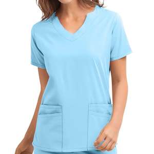 Calidad superior personalizable ODM Hospital Sala DE OPERACIONES Quirúrgico Clínica Enfermera Uniforme Salón de belleza Uniforme Hecho de punto - Product Image 2