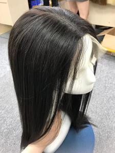 Human Hair Women Straight <b>Lace</b> Front Wig Vietnamese Virgin Hair Wholesale for <b>Black</b> Transparent DHL VIP - Product Image 3