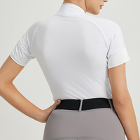 Vêtements de base équestres de dernière génération, chemises d'équitation pour femmes, fabrication en usine, vêtements d'équitation, chemise d'équitation