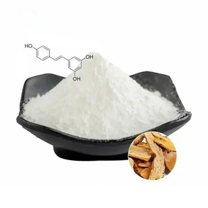 Extrait de Resvératrol en poudre haute puissance, riche en antioxydants, complément pour un vieillissement sain, le bien-être cardiovasculaire et la croissance des cheveux - Product Image 1