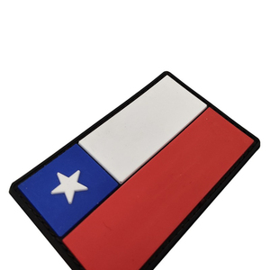 Parche de PVC con estampado 3D personalizado, insignia de logotipo de goma de silicona suave, parches con decoración de encaje, tela de fieltro con forma de flor de hierro - Product Image 1