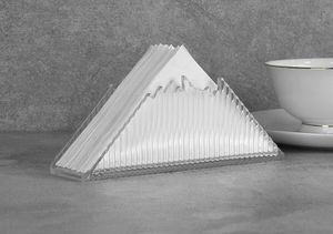 Elegante soporte de papel tisú de acrílico Diseño elegante para un conveniente Almacenamiento de pañuelos en el hogar y la Oficina - Product Image 6