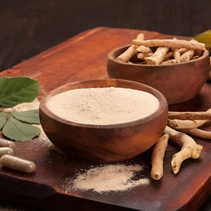 ผงสกัดแอชวากันดาธรรมชาติบริสุทธิ์10% อาหารเสริมสมุนไพรเกรดอาหารในรูปของเหลวพร้อมดรัมถุงแบบแอกทีฟ - Product Image 1