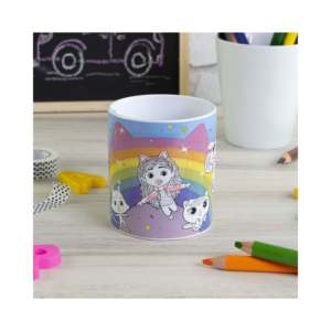 Mug en céramique de 250 ml Gabby's Dollhouse, design de dessin animé, compatible micro-ondes, idéal pour les fêtes et les cadeaux promotionnels - Product Image 3